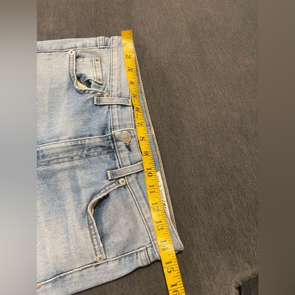 Rag & Bone 10” Stove Pipe Cropped Jeans in Prospector Size 28 - Picture 9 of 9